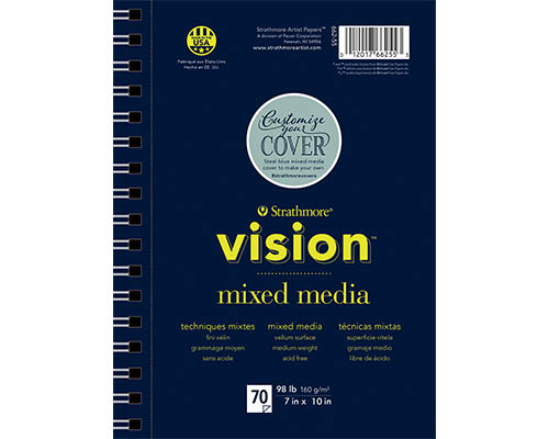 Strathmore Vision Mixed Media Pad 7x10 - 98lb
