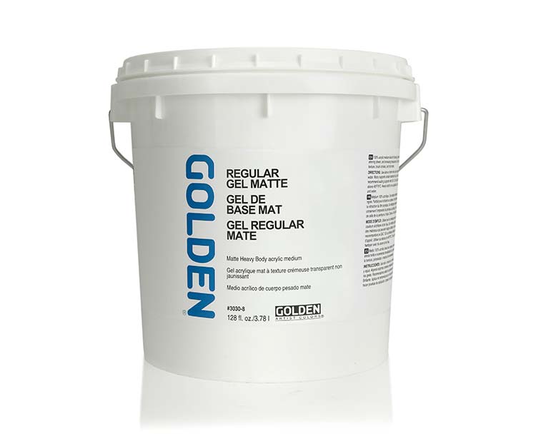 Golden Regular Gel Matte 128oz