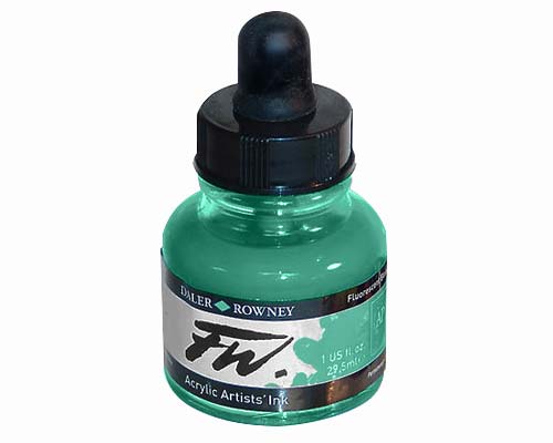 FW Acrylic Artists Ink  1oz  Dark Green 