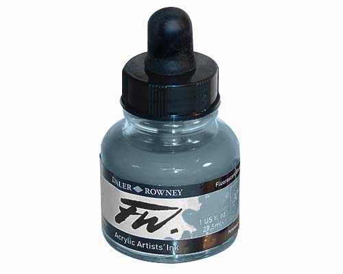 FW Acrylic Artists Ink  1oz  Paynes Grey