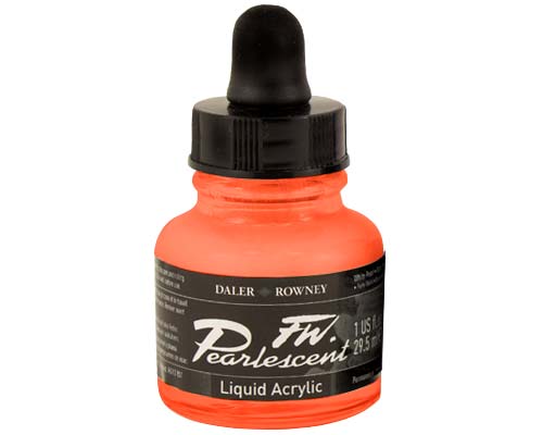 FW Pearlescent Liquid Acrylics  1oz  Birdwing Copper