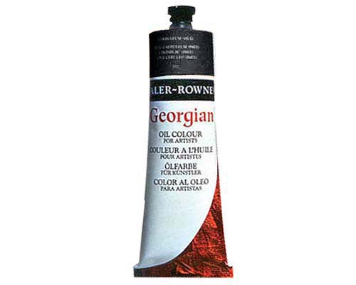 Daler-Rowney Georgian Oil Paint  225mL Tube  Ivory Black