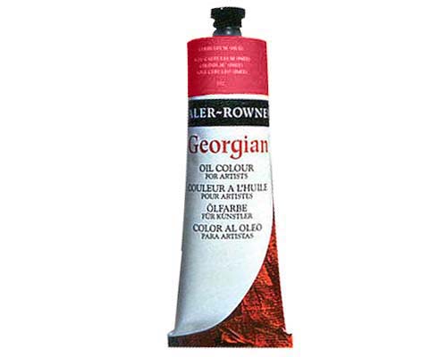 Daler-Rowney Georgian Oil Paint  225mL Tube  Scarlet Lake