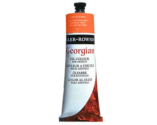 Daler-Rowney Georgian Oil Paint  225mL Tube  Cadmium Red Hue