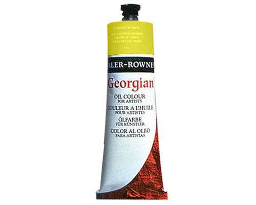 Daler-Rowney Georgian Oil Paint  225mL Tube  Yellow Green