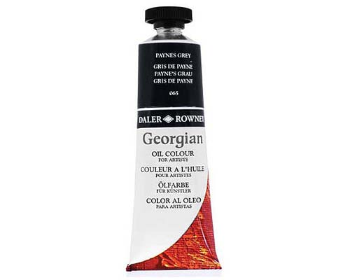 Daler-Rowney Georgian Oil Paint  38mL Tube  Ivory Black