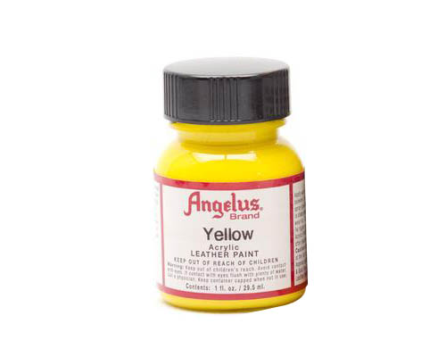 Angelus Acrylic Leather Paint - 1 oz - Yellow