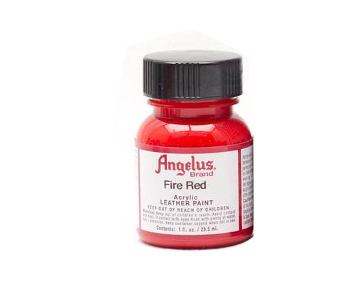 Angelus Acrylic Leather Paint - 1 oz - Fire Red