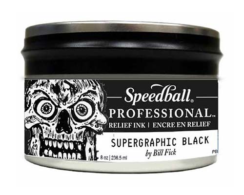Speedball Professional Relief Ink - Super Black