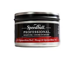 Speedball Professional Relief Ink - Quinacridone Red
