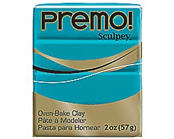 Premo! Sculpey Modeling Clay 2oz - Turquoise