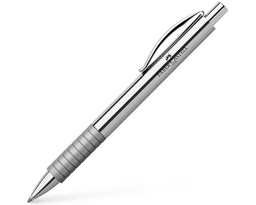 Faber-Castell Ballpoint Pen Basic -  Shiny Metal
