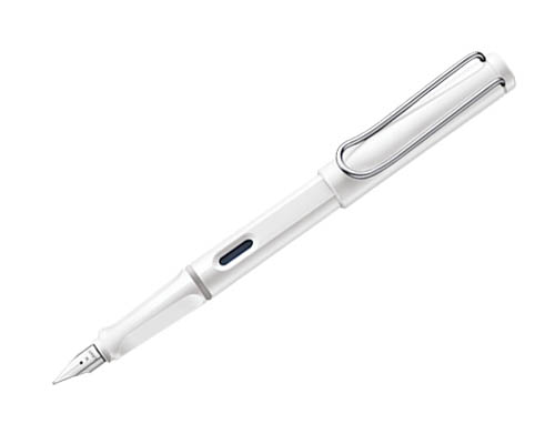 Lamy Safari Fountain Pen - White - Fine Nib