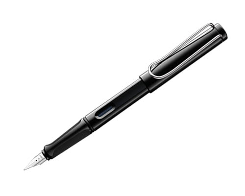 Lamy Safari Fountain Pen - Black - Fine Nib 