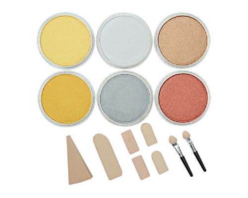 Pan Pastel Metallic Colours - Set of 6