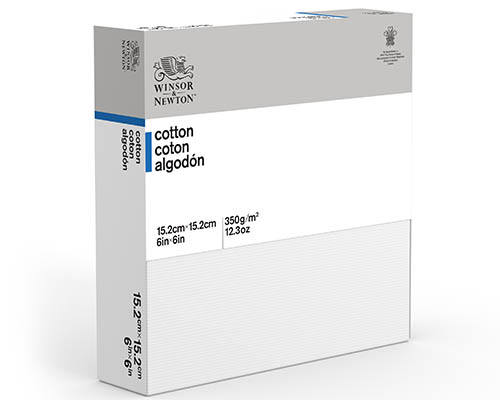 Winsor & Newton Classic Cotton Deep-Edge Stretched Canvas – 6 x 6 in.
