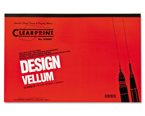 Clearprint Design Vellum Pad - 11 x 17 in.