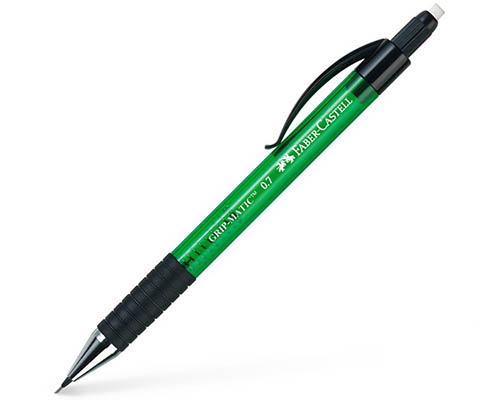 Faber-Castell Grip Matic Mechanical Pencil – 0.7mm Green