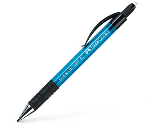 Faber-Castell Grip Matic Mechanical Pencil – 0.7mm Blue 