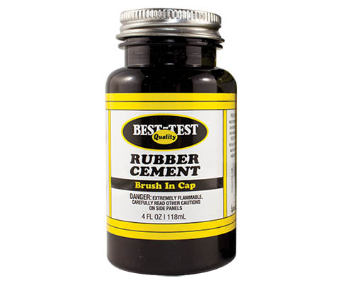 Best-Test Rubber Cement 4oz Plastic Can