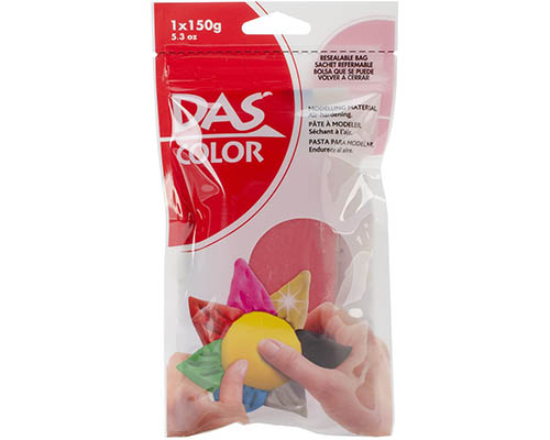 DAS Color Air-Hardening Clay – 150g – Red