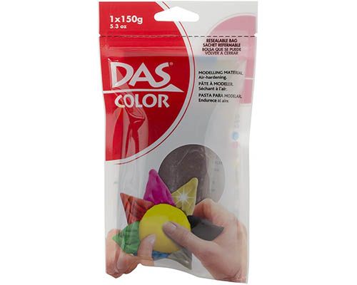 DAS Color Air-Hardening Clay – 150g – Brown