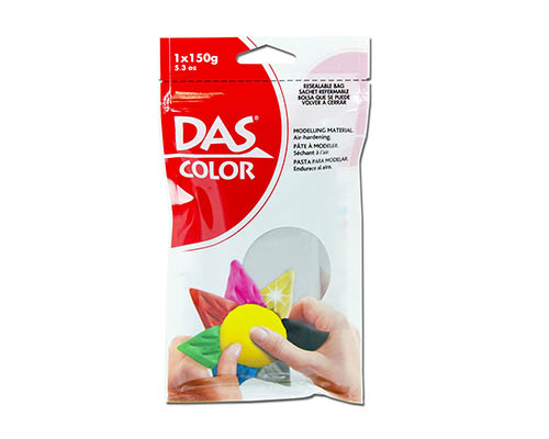 DAS Color Air-Hardening Clay – 150g – Silver