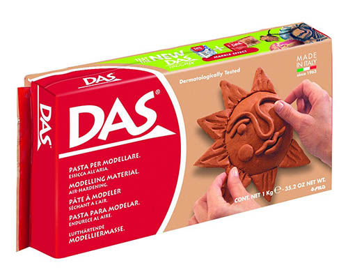 DAS Color Air-Hardening Clay – 1kg – Terracotta