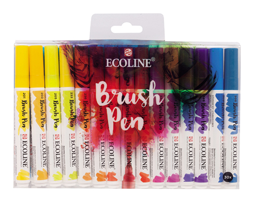 Talens Ecoline Brush Pen -  Set of 30