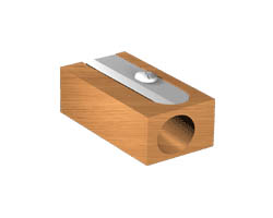 1-Hole Wooden Sharpener
