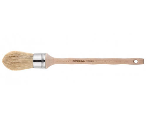 Escoda Oval Paint Bristle Brush   Series 7600 - #2