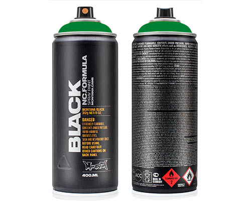 Montana BLACK Spray Paint – 400mL Can – Boston
