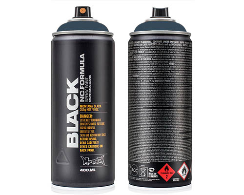 Montana BLACK Spray Paint – 400mL Can – Space