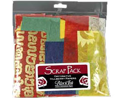 Mulberry Scrap Pack – Assorted Paper Approx. 6.75 x 7 in.