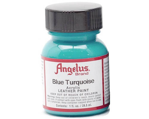 Angelus Acrylic Leather Paint - 1 oz - Blue Turquoise