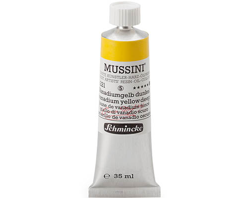 Schmincke Mussini Artists' Oil Colour - 35mL - Vanadium Yellow Deep