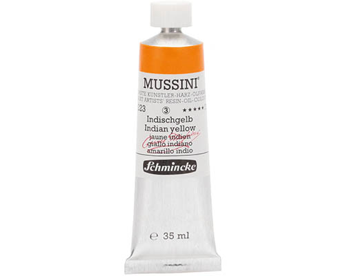 Schmincke Mussini Artists' Oil Colour - 35mL - Indian Yellow