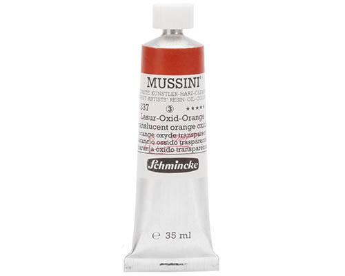 Schmincke Mussini Artists' Oil Colour - 35mL - Translucent Orange Oxide