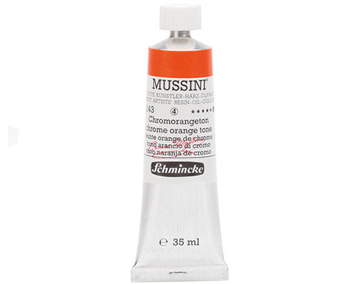 Schmincke Mussini Artists' Oil Colour - 35mL - Chrome Orange Hue