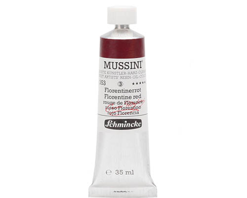 Schmincke Mussini Artists' Oil Colour - 35mL - Florentine Red