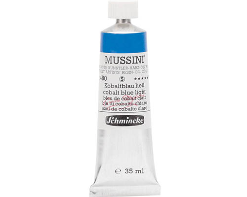 Schmincke Mussini Artists' Oil Colour - 35mL - Cobalt Blue Light