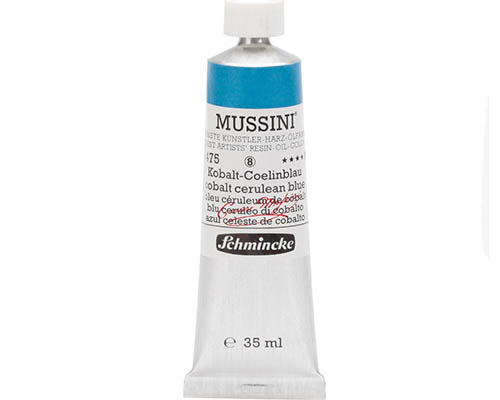 Schmincke Mussini Artists' Oil Colour - 35mL - Cobalt Cerulean Blue