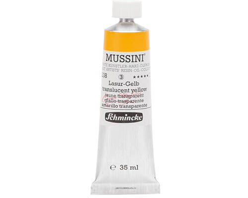 Schmincke Mussini Artists' Oil Colour - 35mL - Translucent Yellow