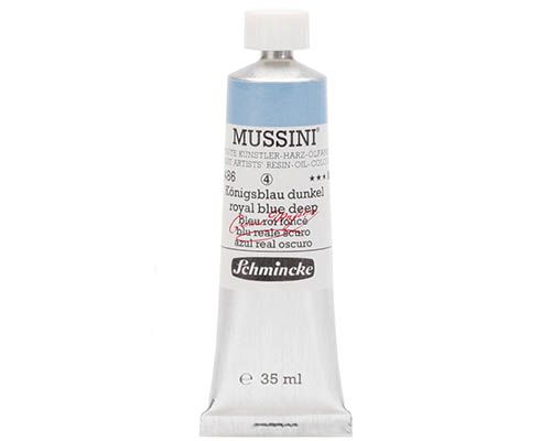 Schmincke Mussini Artists' Oil Colour - 35mL - Royal Blue Deep