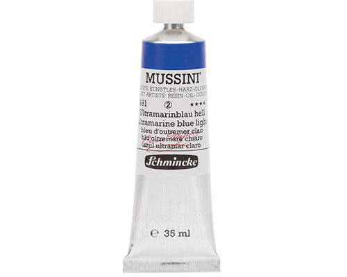 Schmincke Mussini Artists' Oil Colour - 35mL - Ultramarine Blue Light