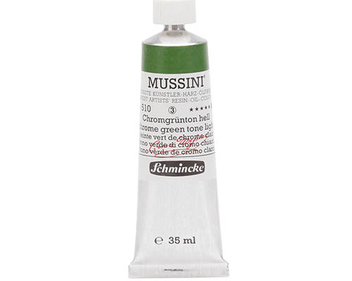 Schmincke Mussini Artists' Oil Colour - 35mL - Chrome Green Hue Light