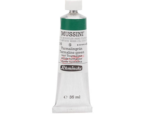 Schmincke Mussini Artists' Oil Colour - 35mL - Turmaline Green