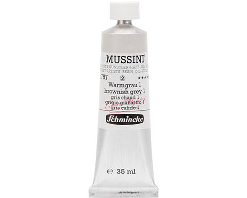 Schmincke Mussini Artists' Oil Colour - 35mL - Brownish Grey 1