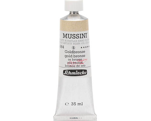 Schmincke Mussini Artists' Oil Colour - 35mL - Gold Bronze