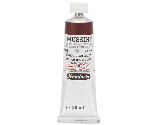 Schmincke Mussini Artists' Oil Colour - 35mL - Caput Mortuum